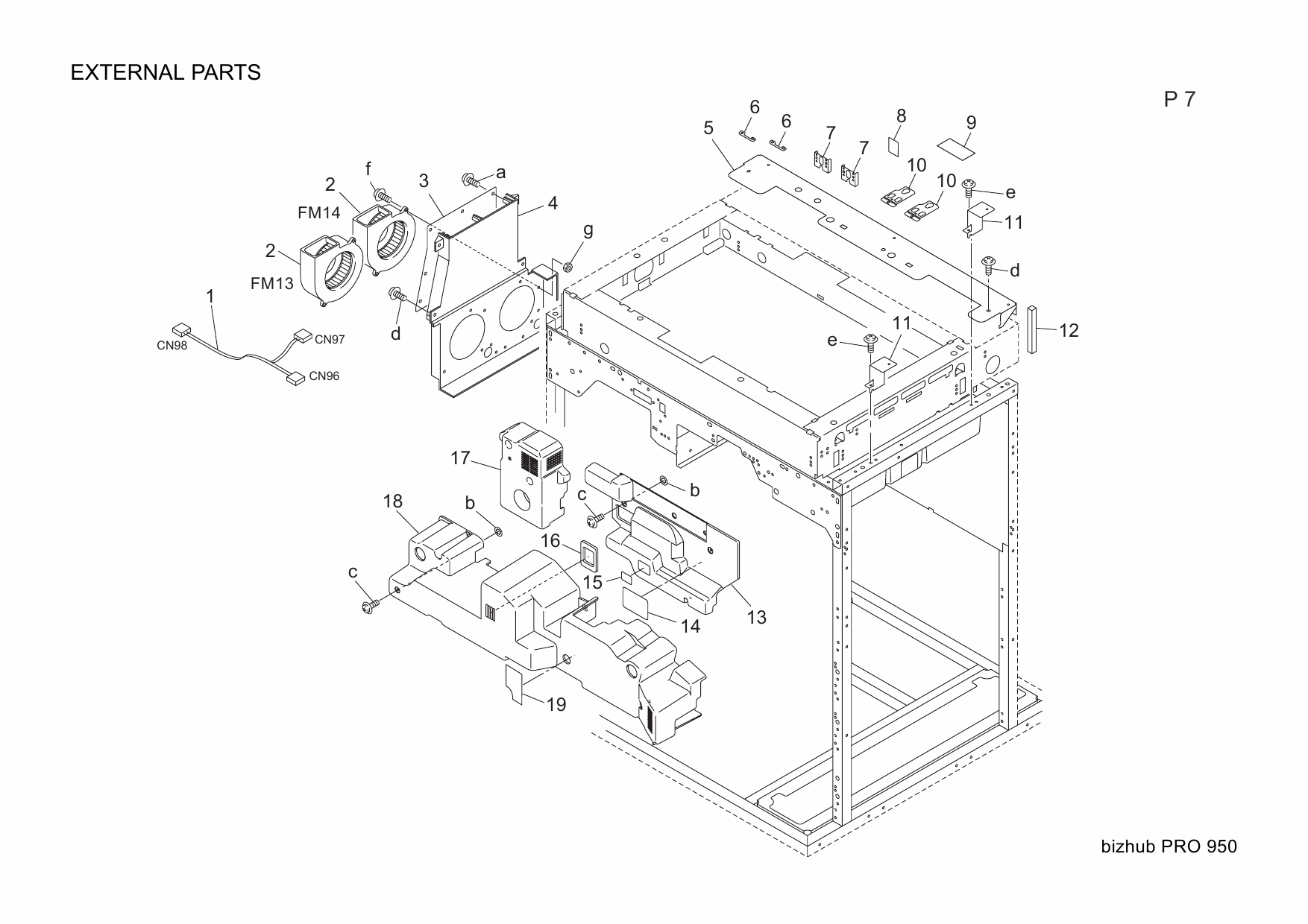 Konica-Minolta bizhub-PRO 950 Parts Manual-6